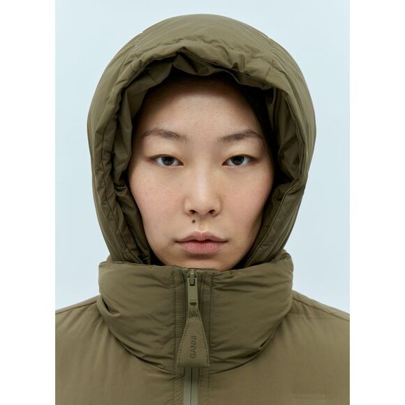 GANNI Soft Puffer Midi Jacket - Picture 3 of 6